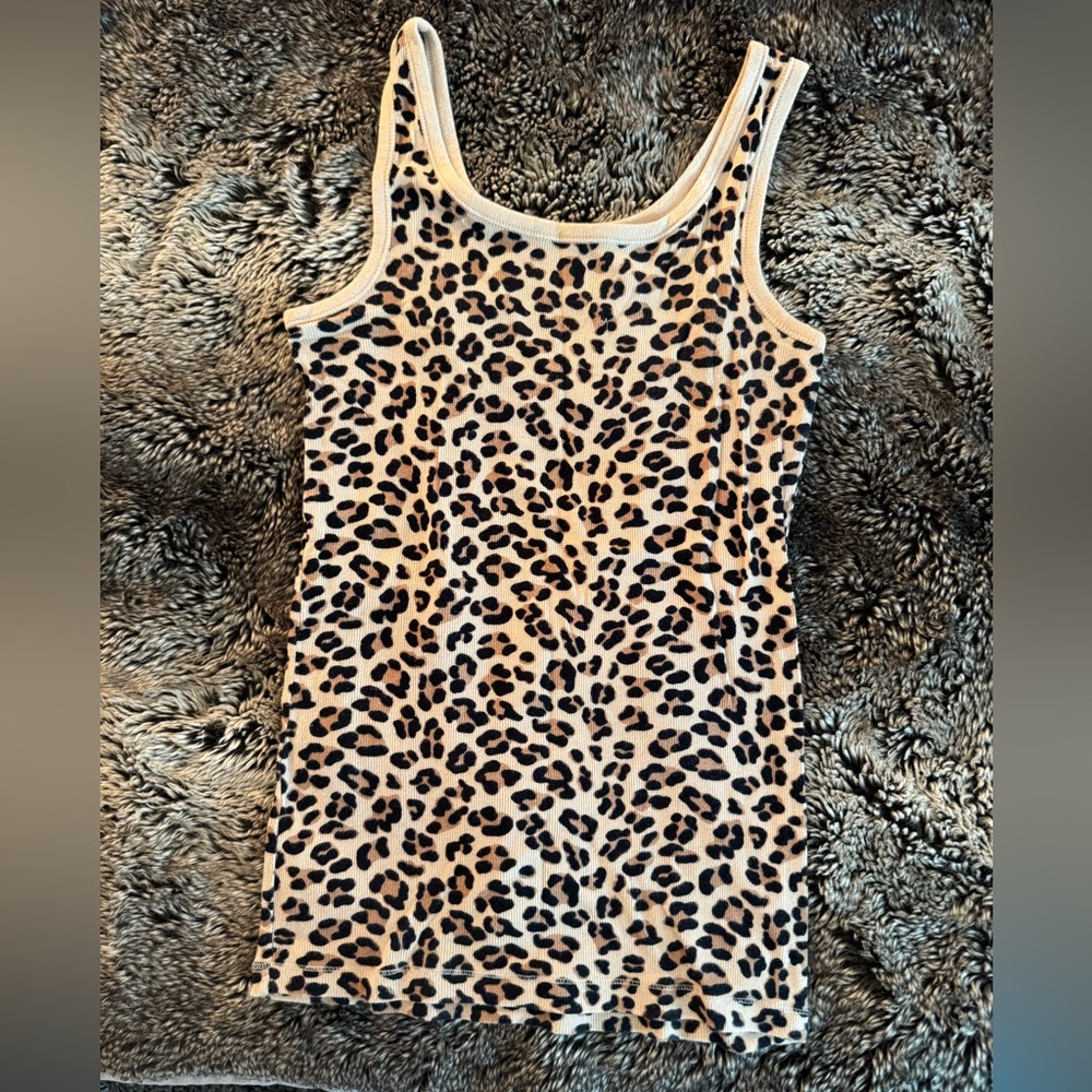 Cherokee Leopard Print Tank Top